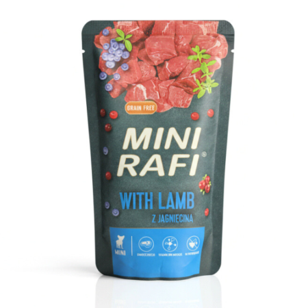 Пауч за Кучета от Дребни Породи - с Агне - 0.150кг - Rafi Mini